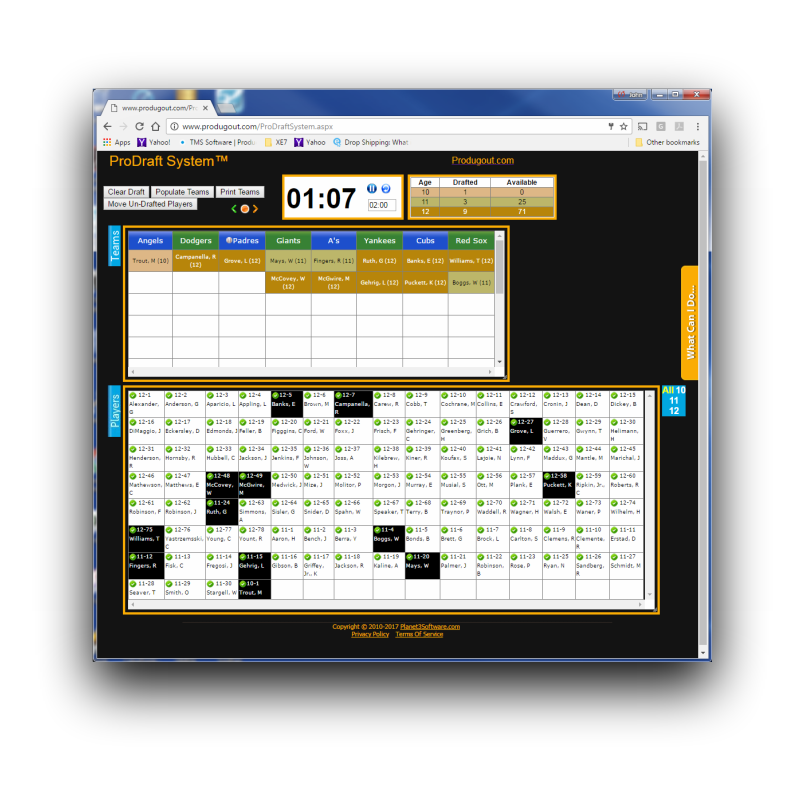 ProDraft System™ Screen
